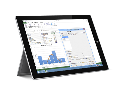 StatFi report and data input window.